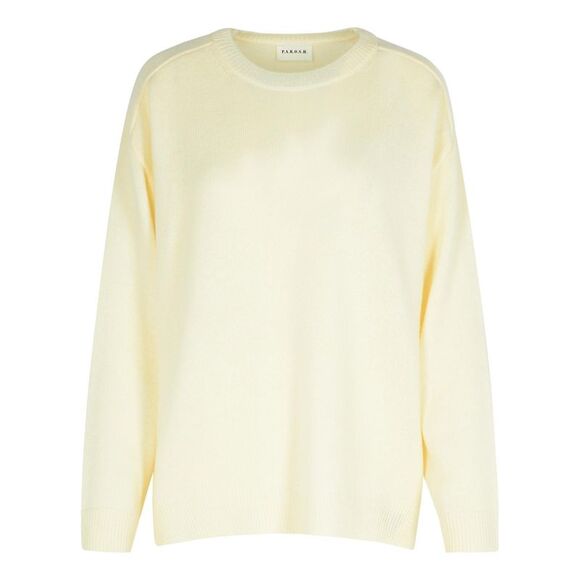 P.A.R.O.S.H. 'Loos' Cream Wool Blend Sweater Women